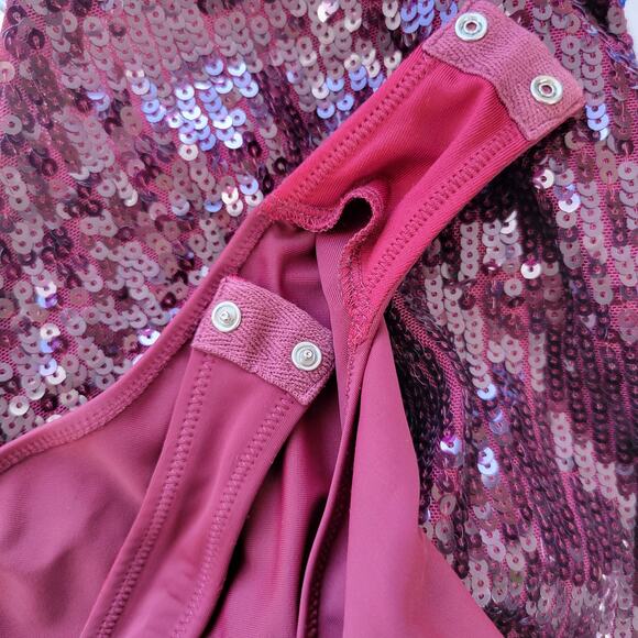 Michael Costello x Revolve Penelope Bodysuit Sequin Open Back Sexy Women XS - Picture 11 of 14